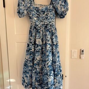 Abercrombie & Fitch Blue and White Floral Dress